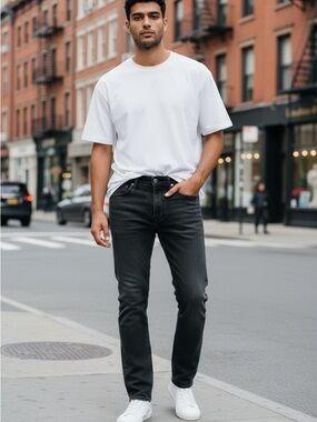 Levi's Dark Gray/Light Black 511 Jeans